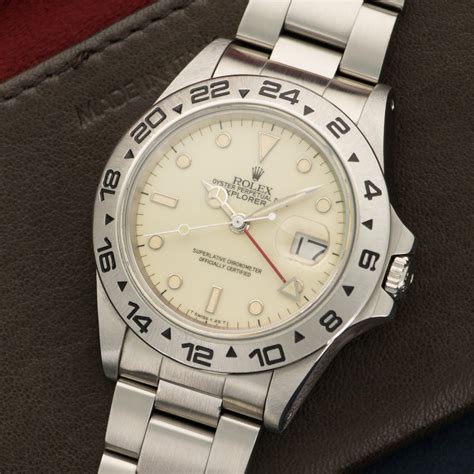 rolex explorer 2 cream dial